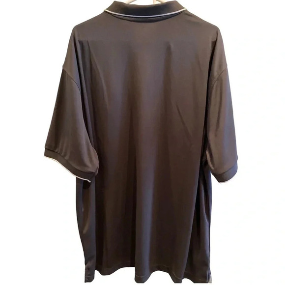 NEW CLAIBORNE MENS GRAY POLO QUICK DRY SHIRT TOP GOLF SUMMER FALL SZ 2XL T 2XLT - Picture 4 of 5
